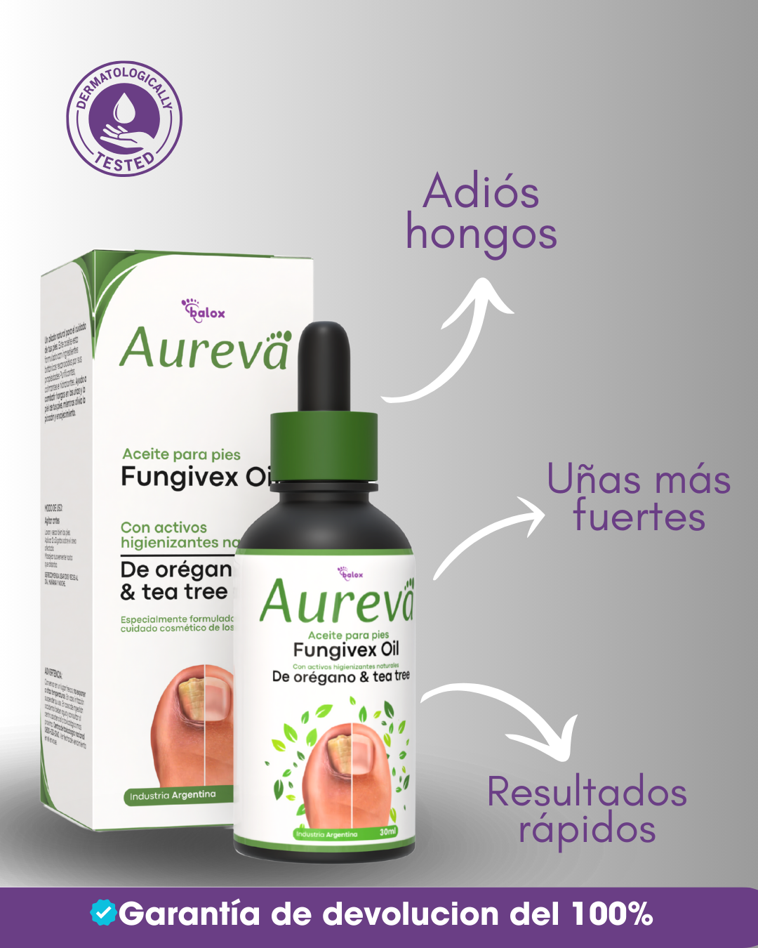 FUNGIVEX: El aceite que elimina el 99.9% de los hongos en tus uñas.